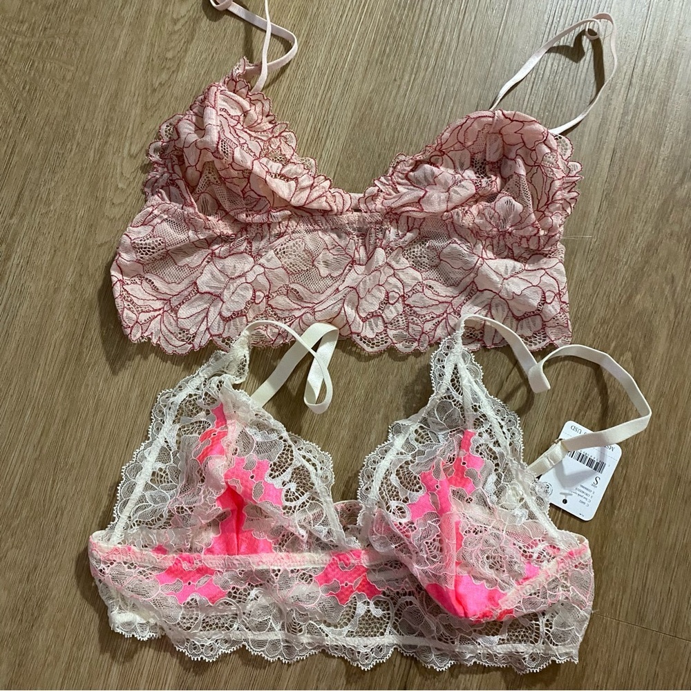 Free People Bralette Bundle (2) New/NWOT